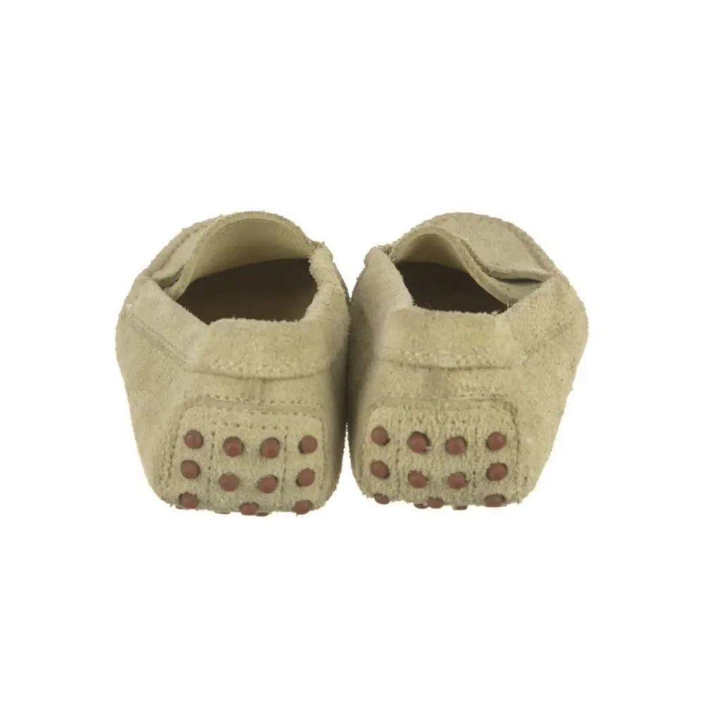 Tod's Kids Tan Suede Loafers